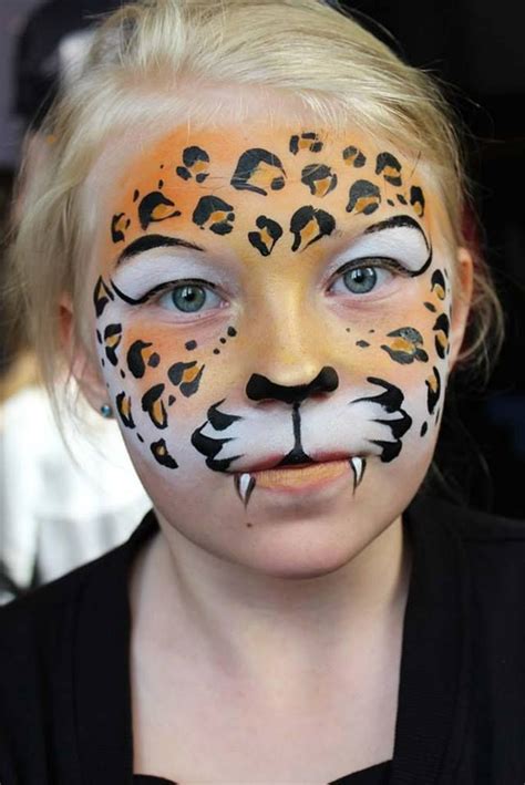 How To Paint Leopard Face Halloween Gail S Blog