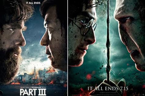 Hangover 3 Poster Pictures Harry Potter It All Ends