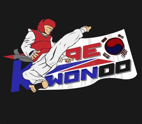 Taekwondo Martial Art Stock Vector Illustration Of Fighter 96066102