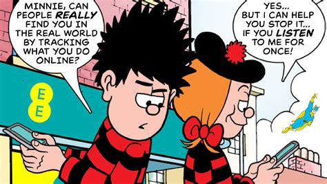 Dennis The Menace Finally Gets His First Phone And Uploads Minnie The