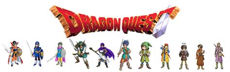 Dragon Quest Dragon Quest Art Of All The Protagonists Heroes Dragon Quest