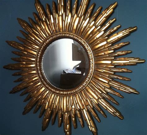 Antique Gold Sunburst Mirror By The Forest And Co