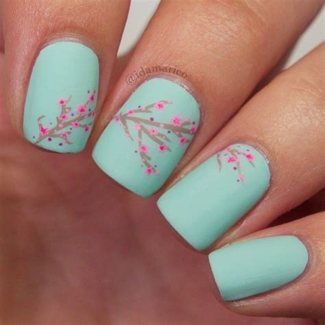 🌸cherry Blossom Nails🌸 Nail Art Fall Gel Nails Beautiful Nail Art
