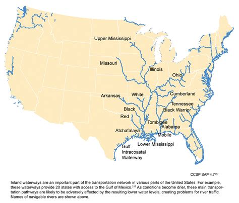 √ Inland Waterways Map East Coast