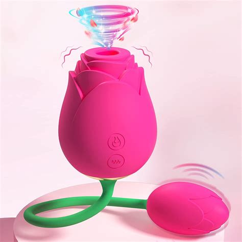 Rose Vibrator Clitoral Sucking With Ball Vibrating Egg G Spot Clitoris