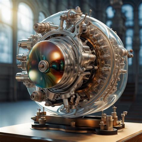 Sklenená Guľa Naplnená Nekonečný Krásny Vesmír Surrealistický Engine