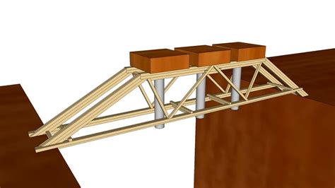 Basswood Bridge For The International Bridge Competition 3d Model