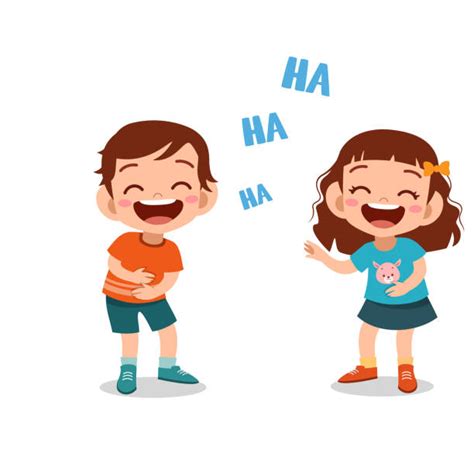 Kids Laughing Illustrations Royalty Free Vector Graphics And Clip Art