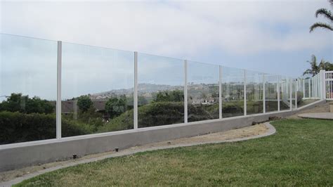 Outdoor Glass Fence San Diego Advanced Glass Walls