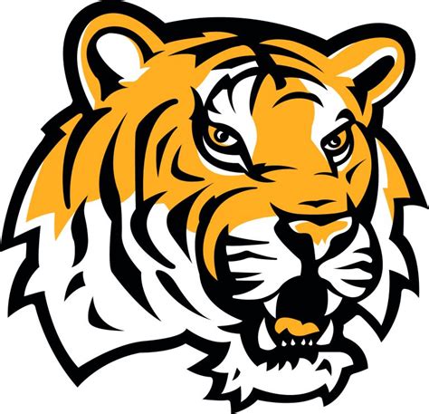 LSU Tigers University Louisiana Layered Logo Scalable Silhouette Studio