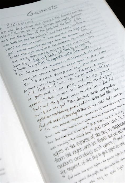 Zondervan Bible with 31,173 handwritten verses hits eBay - mlive.com