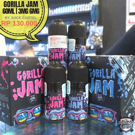 Jual Gorilla Jam 2 In 1 Series Liquid 60ml By Juice Cartel Shopee