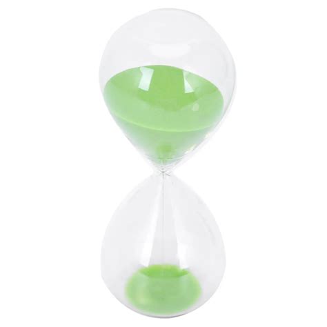 Hot Sale Large Fashion Green Sand Glass Sandglass Hourglass Timer Clear