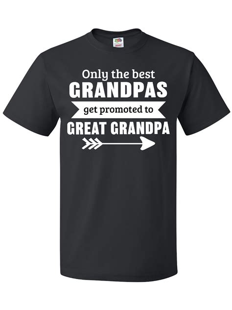 Inktastic Only The Best Grandpas Get Promoted To Great Grandpa T Shirt