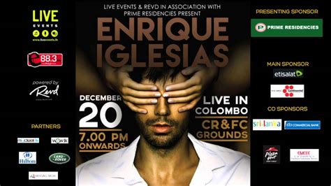 Enrique Iglesias Sex And Love World Tour Live In Sri Lanka Youtube