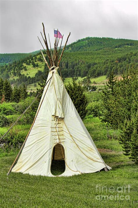 Native American Teepee Photograph By James Bo Insogna