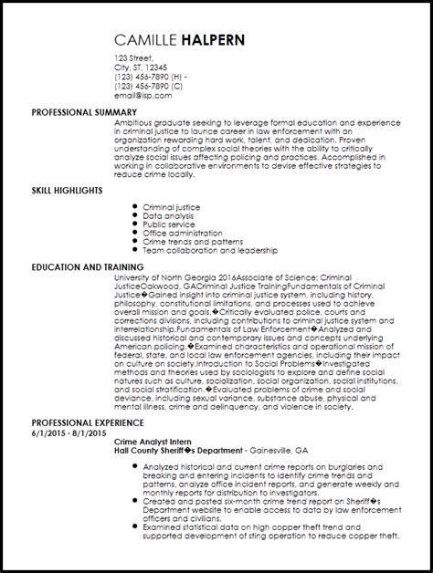 Resume For Police Officer With No Experience