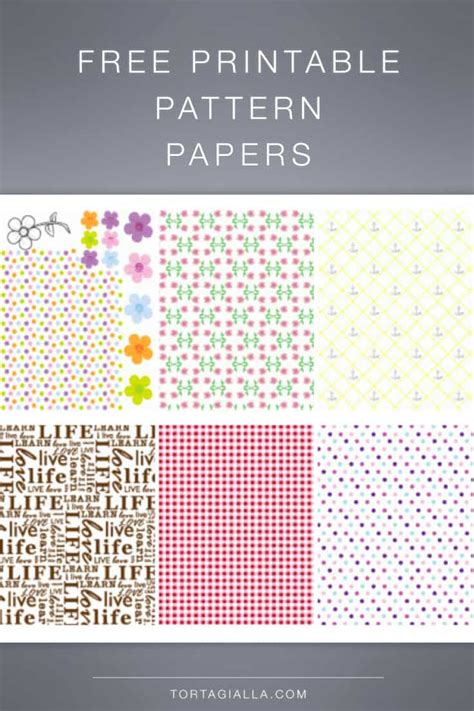Free Printable Papers Tortagialla