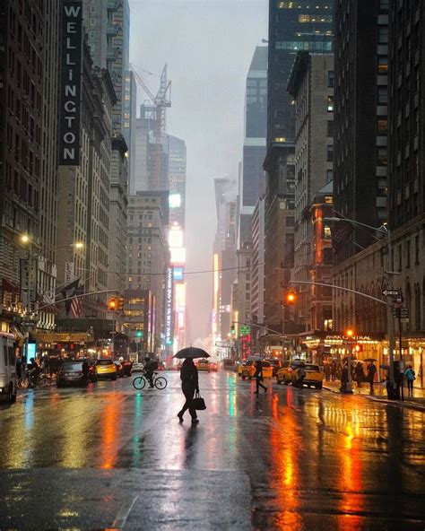 Rainy Days In New York City City Landscape City Aesthetic City Rain