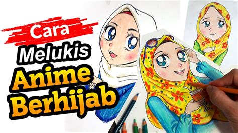 cara nak melukis kartun perempuan yang mudah