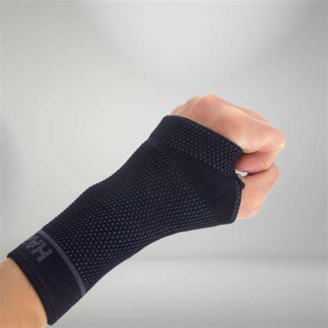 Compression Wrist Support Sleeve L Black
