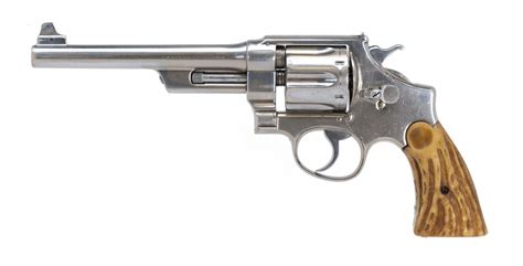 Smith And Wesson Triple Lock Target 44 Special Caliber Revolver For Sale