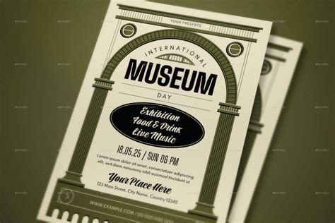 International Museum Day Flyer Set By Graphicook Graphicriver