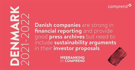 Danish Companies Are Strong In Financial Reporting And Provide Good