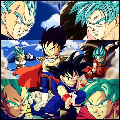 Vegeta Son Goku Ssj Blue Dragon Ball By Alanas2992 On Deviantart