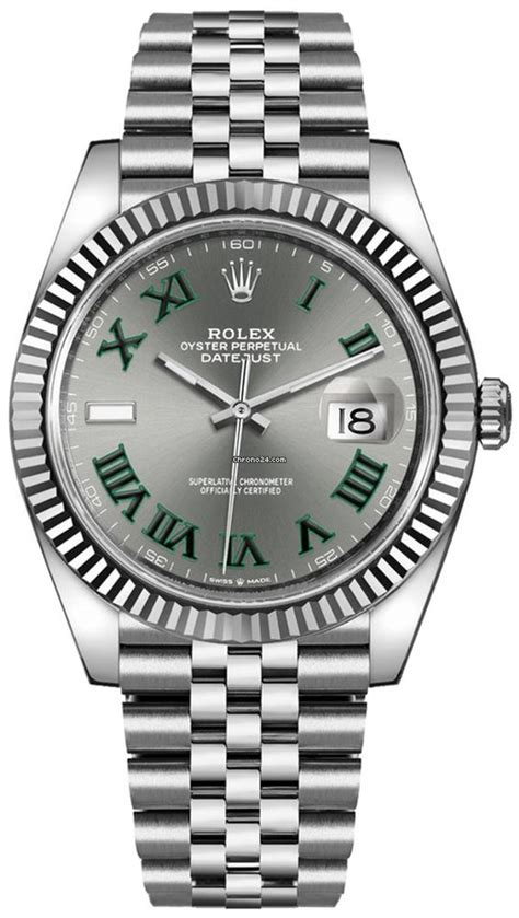 Rolex Datejust 41 Slate Grey Mens Watch 126334 0022 à Vendre Pour 11