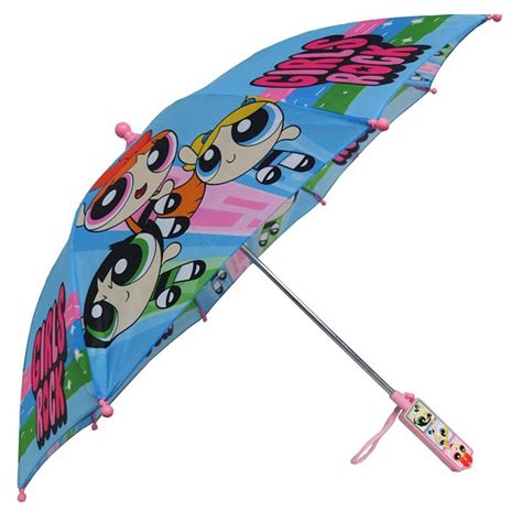 Cartoon Network The Powerpuff Girls Light Blue Toddler Umbrella 3d
