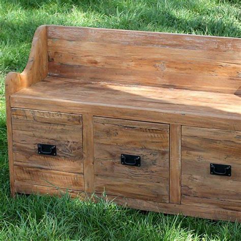 Chair bench seat cushion garden patio cushion weather resistant outdoor indoor. Storage Bench Seat Larkin Reclaimed Teak Garden 160cm