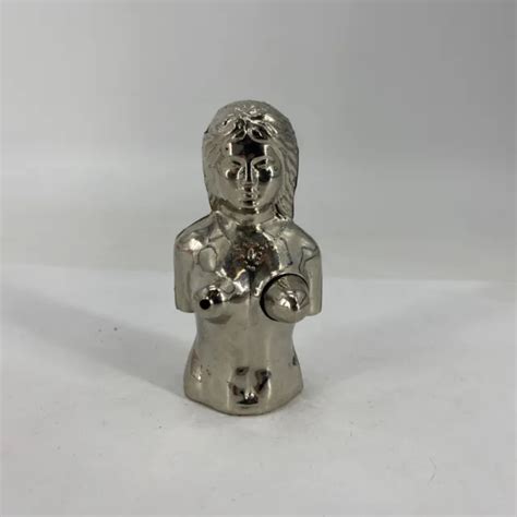 Vintage Nude Female Bust Refillable Butane Torch Lighter Naked Woman