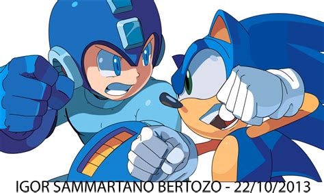 Sonic Vs Megaman By Igorsam On Deviantart