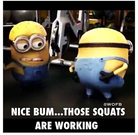 Squats Workout Memes Workout Humor Minions