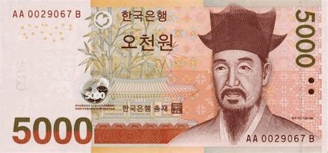 South Korean Won Exchange Currency