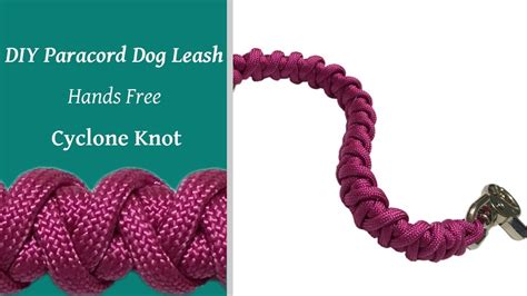 Paracord projects paracord ideas paracord zipper pull snake knot sliding knot macrame tutorial celtic knot knots zipper pulls. DIY - Hands Free - Paracord Dog Leash - Cyclone Knot - YouTube