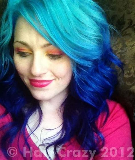 Urs Atomic Turquoise Electric Blue Blue Ombre Hair Ombre Hair