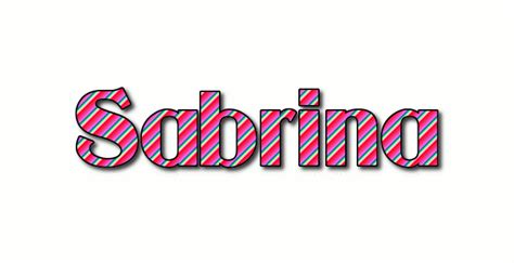Sabrina Logo Herramienta de diseño de nombres gratis de Flaming Text