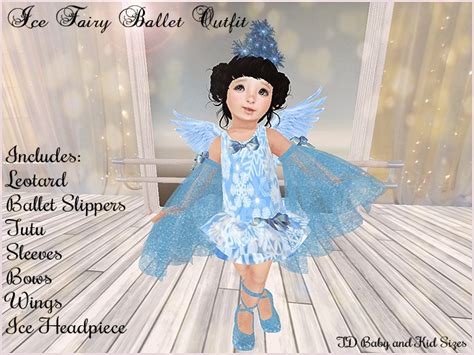 Second Life Marketplace Ice Fairy Ballet Costume