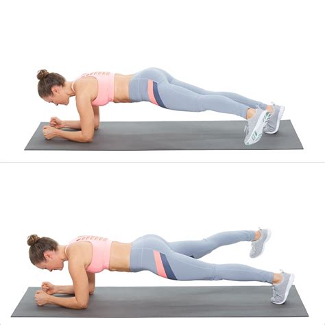 Elbow Plank With Side Step Plank Challenge Workout Popsugar Fitness