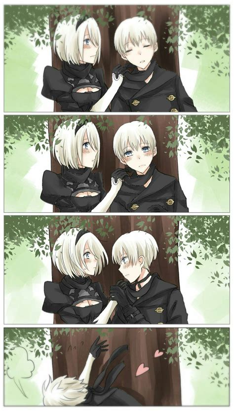 Nier Automata 2b And 9s Милые рисунки Рисунки Рисунки девушки