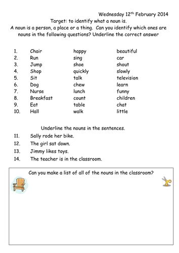 In this quick article, we presented an introduction to apache camel and demonstrated benefits of using. Noun Worksheet Year 1 by joop09 - Teaching Resources - Tes