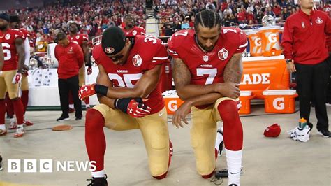 What Happened To Take A Knee Protests Bbc News