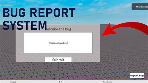 Roblox In Game Bug Reporting System Tutorial Free Download Youtube
