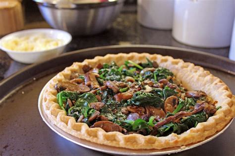 Mushroom Spinach Quiche A Meatless Monday Recipe