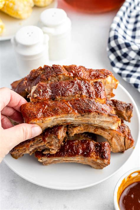 Cooking it at 325 degrees fahrenheit for about 15 minutes per pound should do the trick, depending on the type of ham (whole vs. Great Oven Baked Ribs - Easy Recipe! | Boulder Locavore®