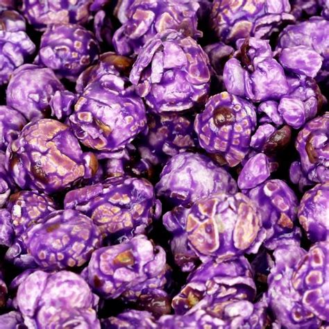 Purple Popcorn Purple Candy Purple Party Holiday Popcorn