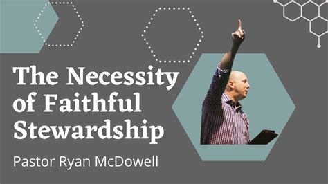 The Necessity Of Faithful Stewardship Youtube