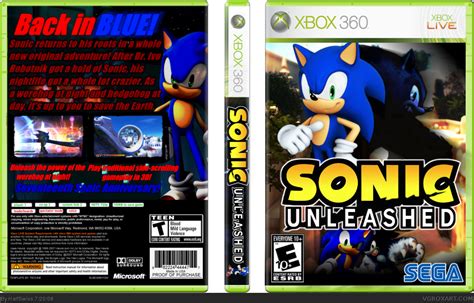 Sonic Unleashed Xbox 360 Box Art Cover By Halfswiss